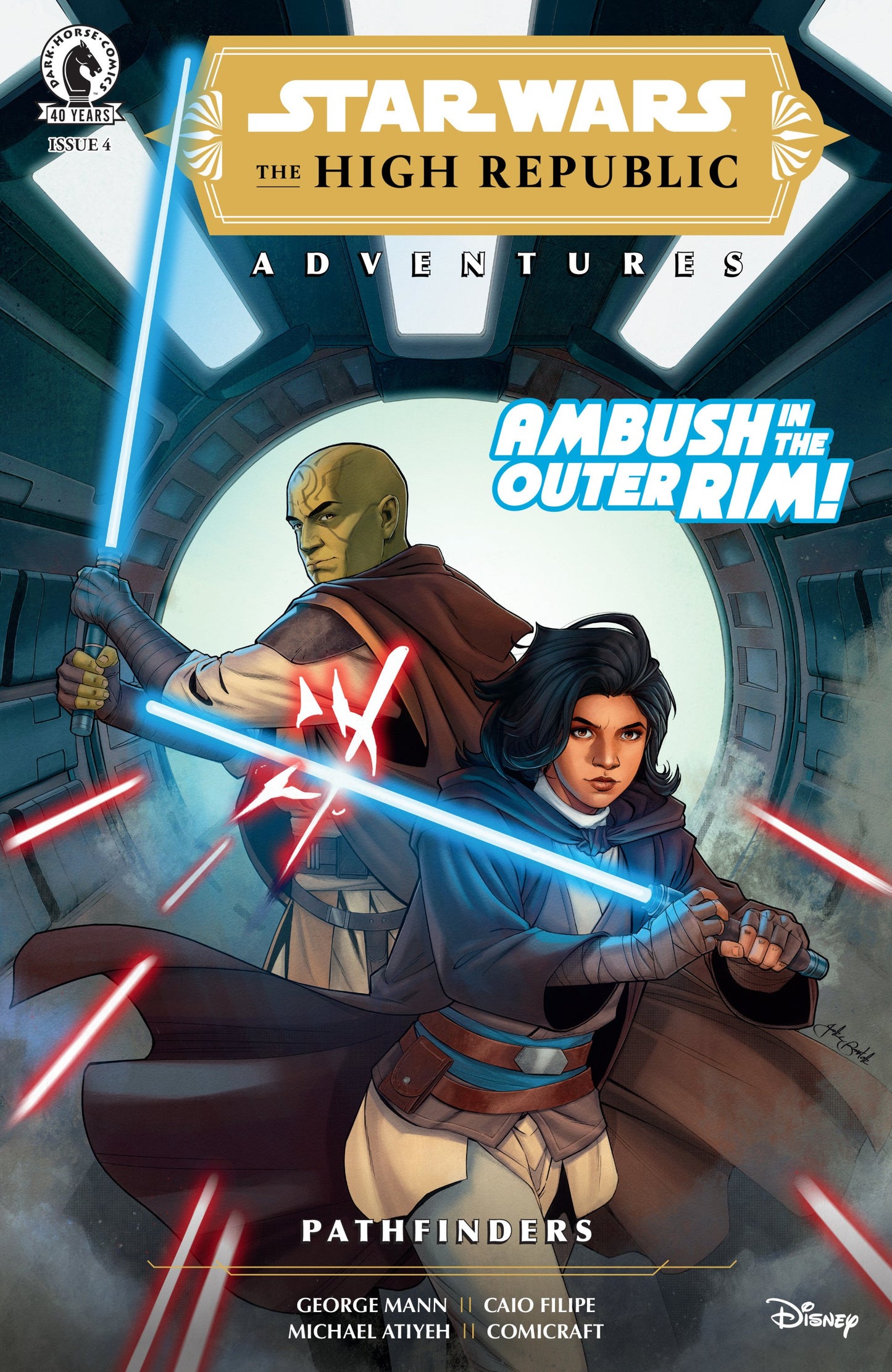 STAR WARS THE HIGH REPUBLIC ADVENTURES--PATHFINDERS #4 CVR A JAKE BARTOK