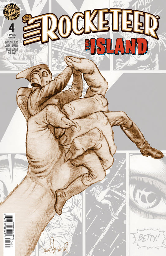 THE ROCKETEER THE ISLAND #4 CVR B STEVENS VAR