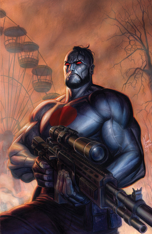 VALIANT BEYOND BLOODSHOT #5--MAN MADE HELL #2 VAR C GREGO FULL ART CVR C