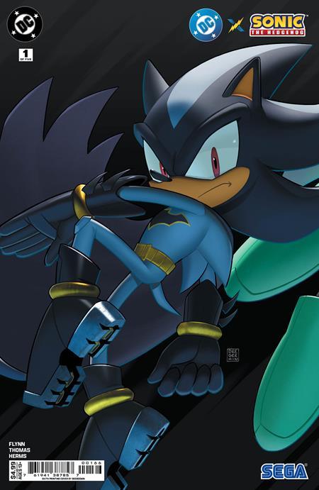 DC X SONIC THE HEDGEHOG #1 SIXTH PRINTING