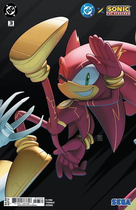 DC X SONIC THE HEDGEHOG #3 SECOND PRINTING