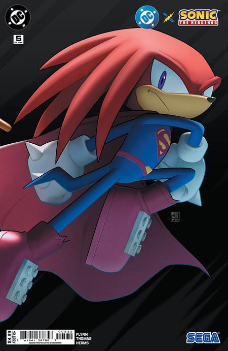 DC X SONIC THE HEDGEHOG #5 SECOND PRINTING