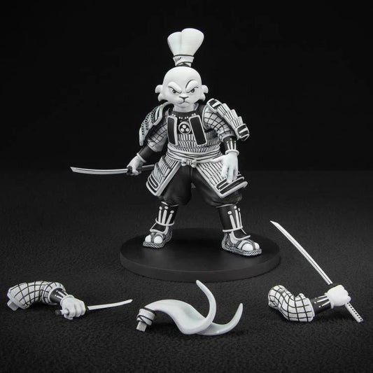 USAGI YOJIMBO 10" VINYL FIGURE BLACK & WHITE VARIANT