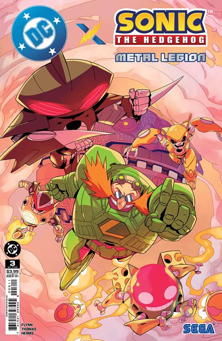 DC X SONIC THE HEDGEHOG THE METAL LEGION #3 CVR A PABLO M COLLAR (OF 5)