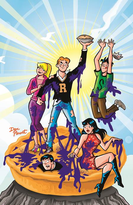 JUGHEAD PIEMAGEDDON ONE SHOT CVR G DAN PARENT FOIL FULL ART VAR