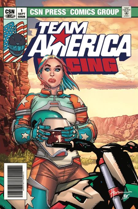 TEAM AMERICA RACING FULL THROTTLE EDITION #1 ONE SHOT CVR A HOWARD CHAYKIN