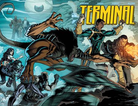TERMINAL #1 CVR A ANDY KUBERT & DAVE MCCAIG CONNECTING WRAPAROUND