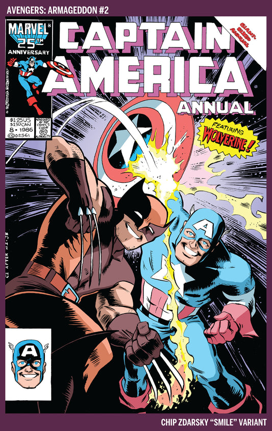 AVENGERS ARMAGEDDON #2 CHIP ZDARSKY SMILE VAR CVR F