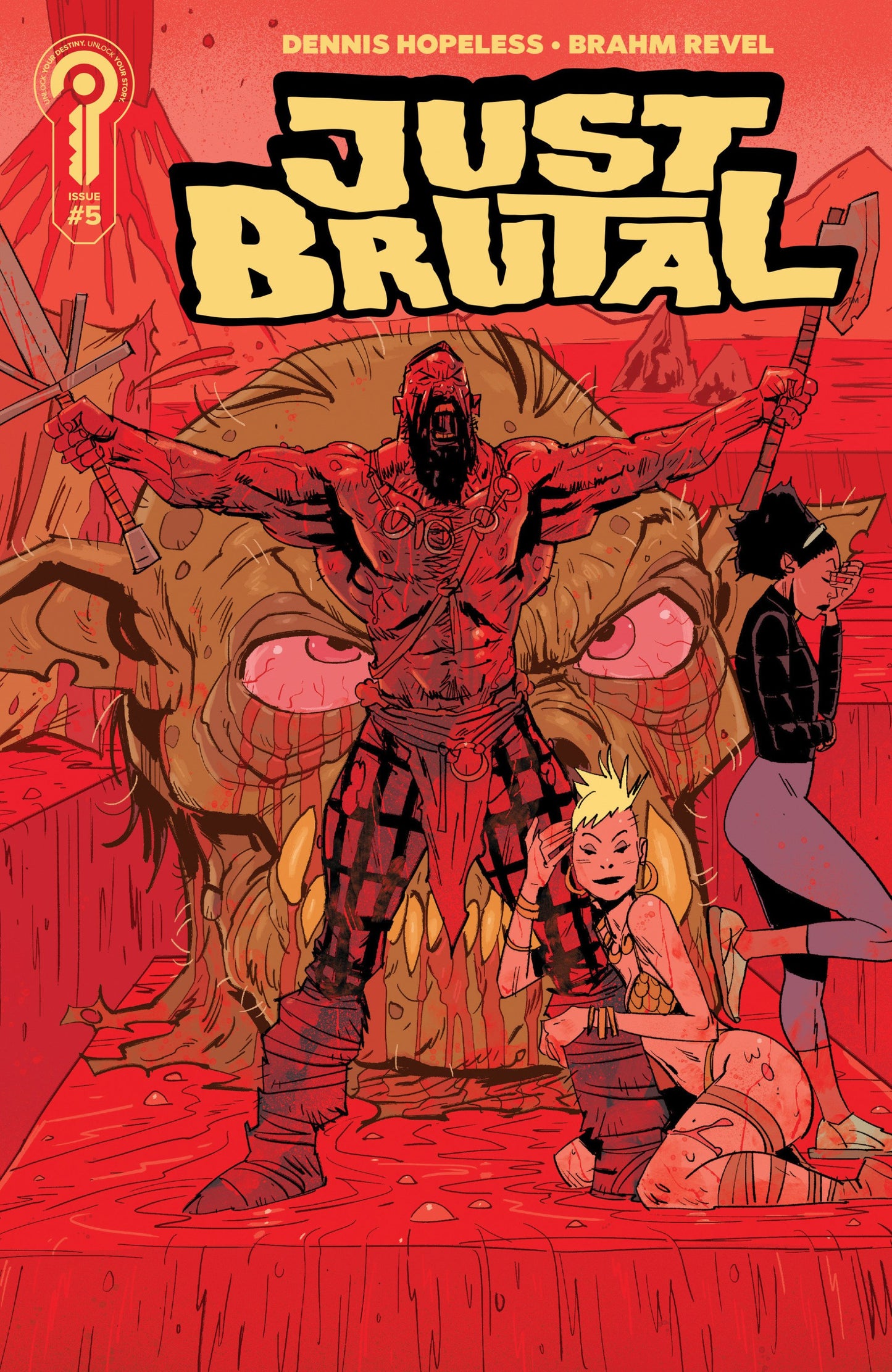 JUST BRUTAL #5 COVER A BRAHM REVEL CVR A