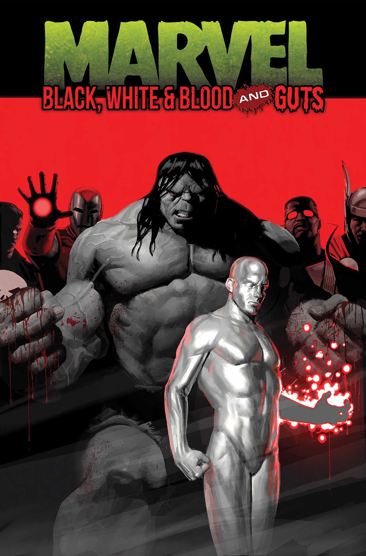 MARVEL BLACK WHITE AND BLOOD AND GUTS TP VOL 01