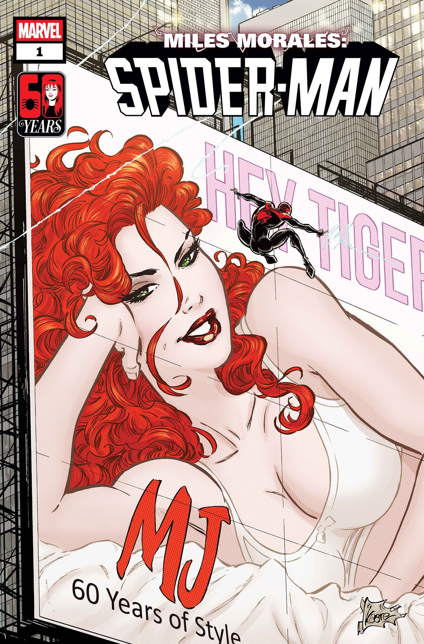 MILES MORALES SPIDER-MAN #1 CVR F KAARE ANDREWS MARY JANE WATSON VAR