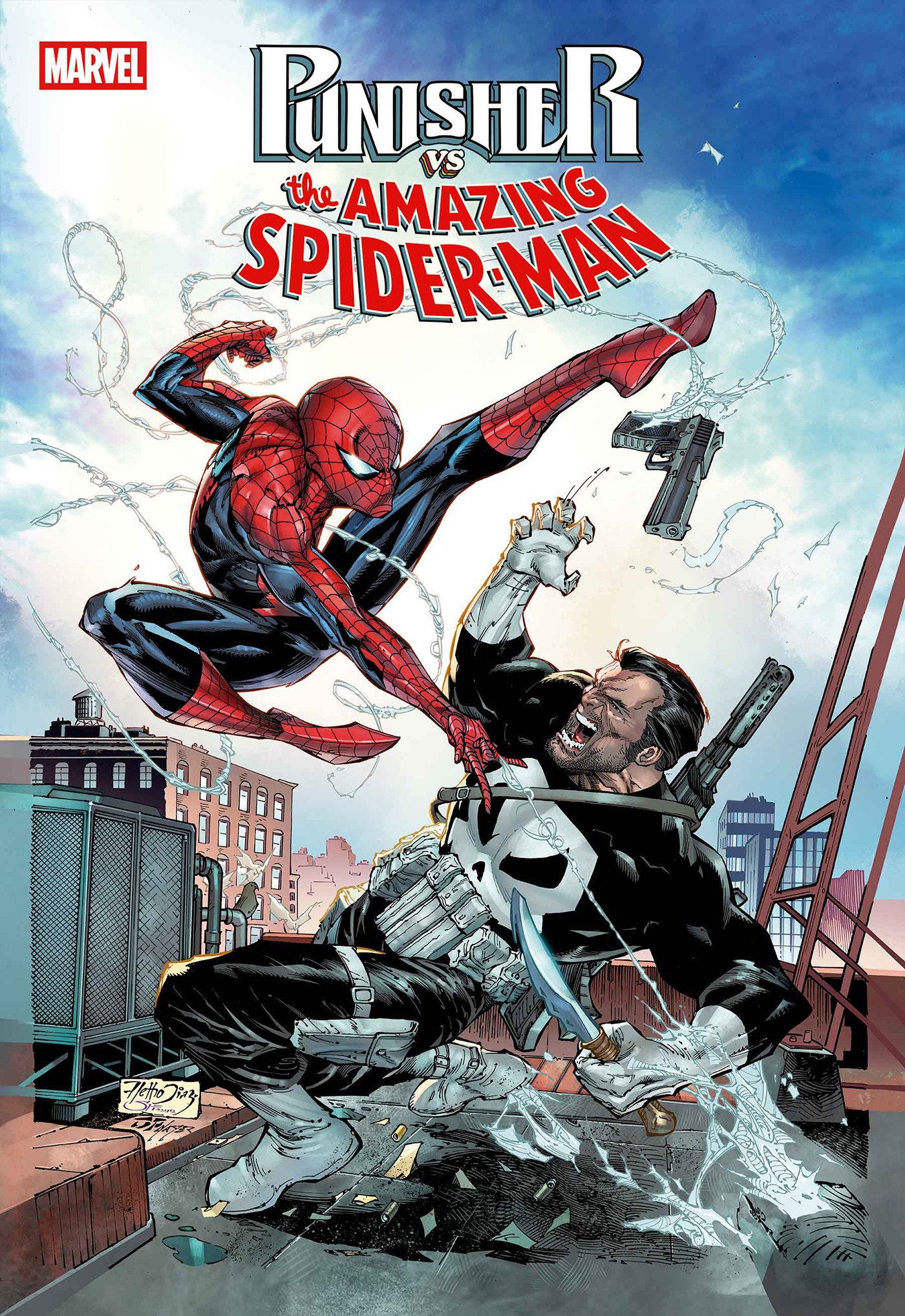 PUNISHER VS SPIDER-MAN #1 1:25 INCV NETHO DIAZ VAR