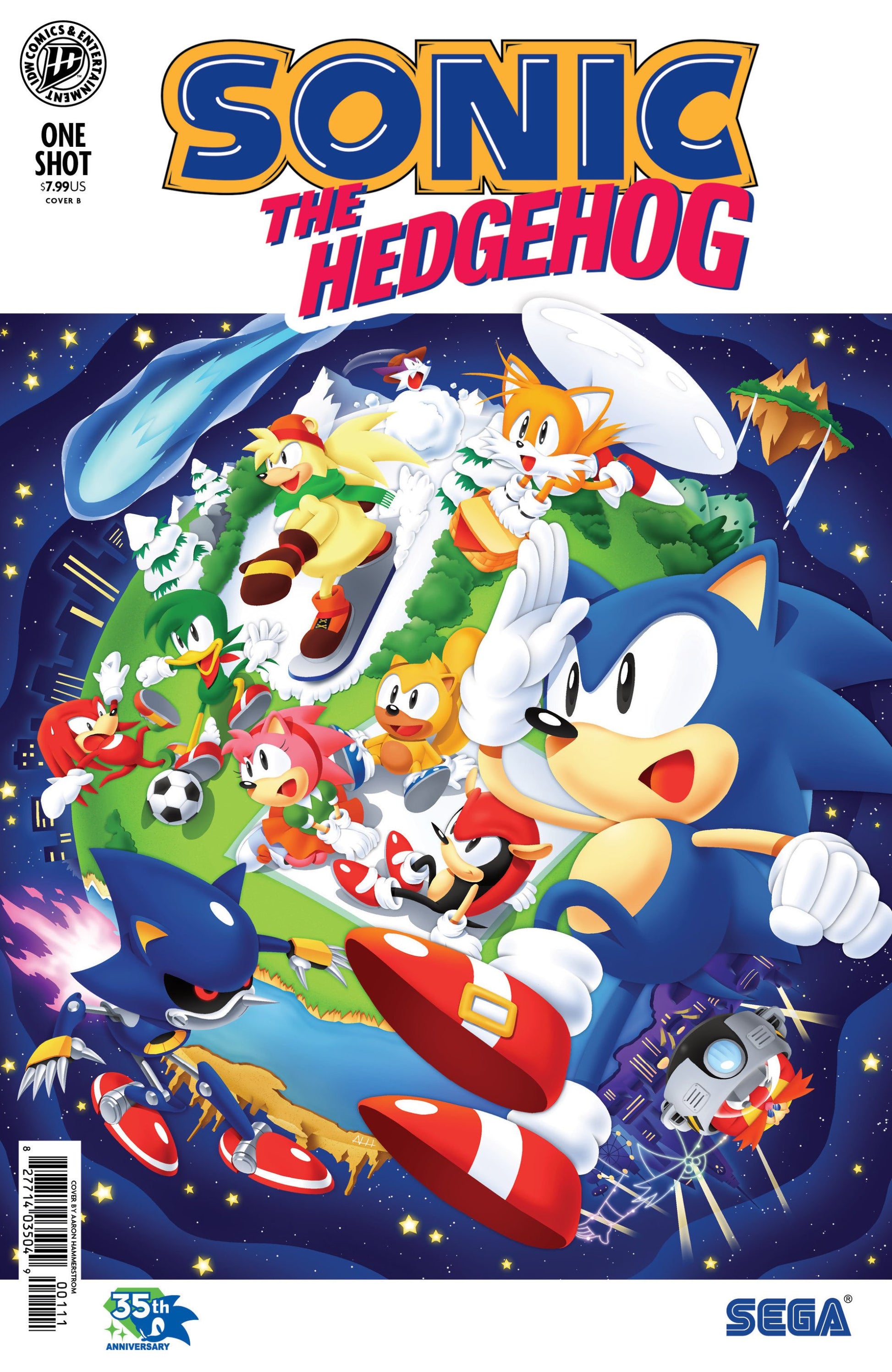 SONIC THE HEDGEHOG 35TH ANNIVERSARY SPECIAL VAR B HAMMERSTROM CVR B