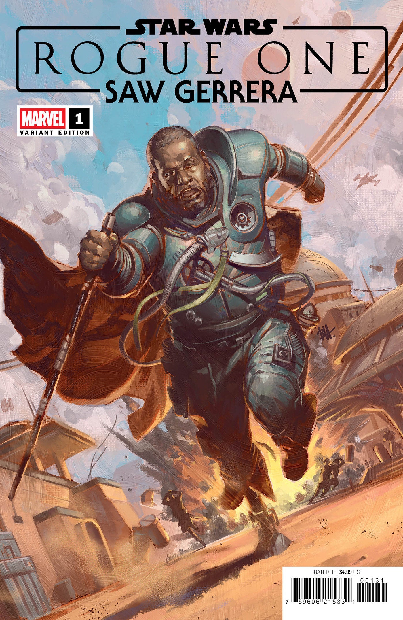STAR WARS ROGUE ONE - SAW GERRERA #1 BEN HARVEY VAR CVR C