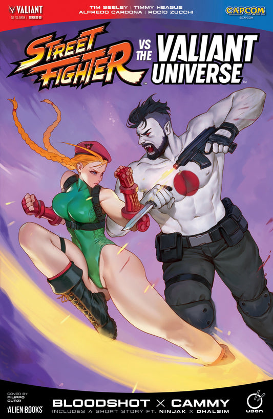 STREET FIGHTER VS THE VALIANT UNIVERSE SPECIAL CVR A CURZI