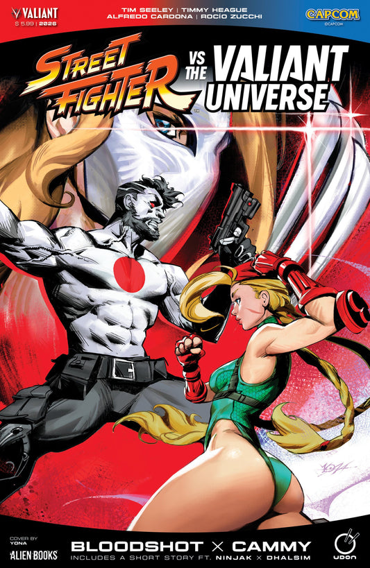 STREET FIGHTER VS THE VALIANT UNIVERSE SPECIAL CVR B YONAS VAR