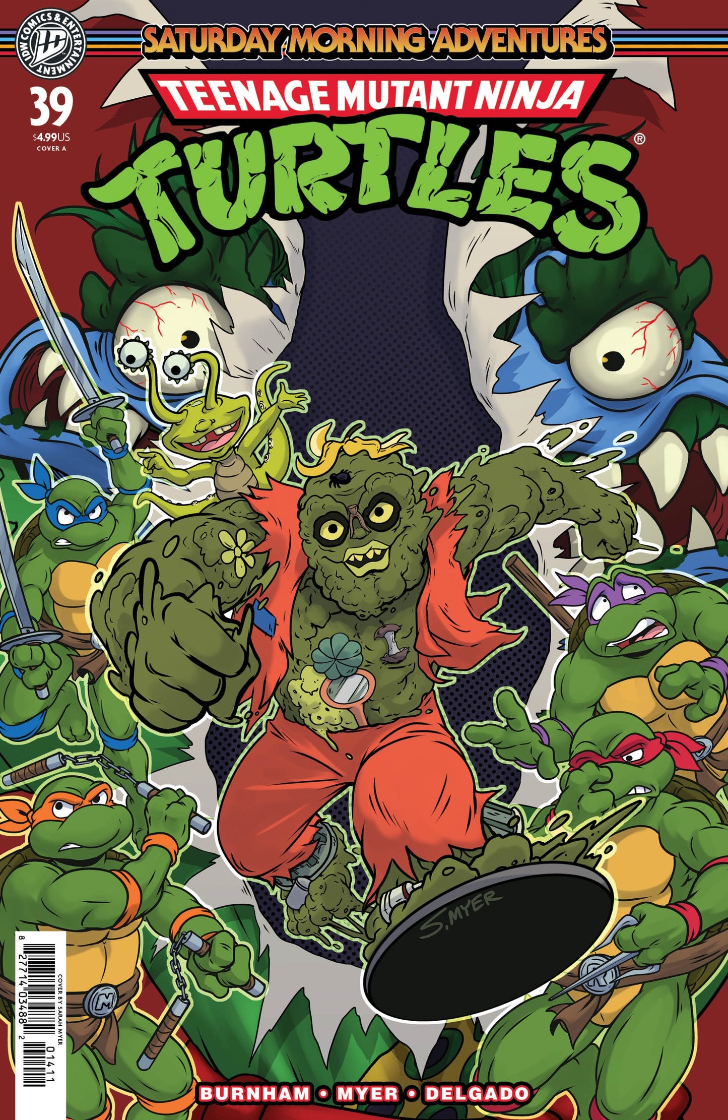 TEENAGE MUTANT NINJA TURTLES SATURDAY MORNING ADVENTURES #39 COVER A MYER CVR A