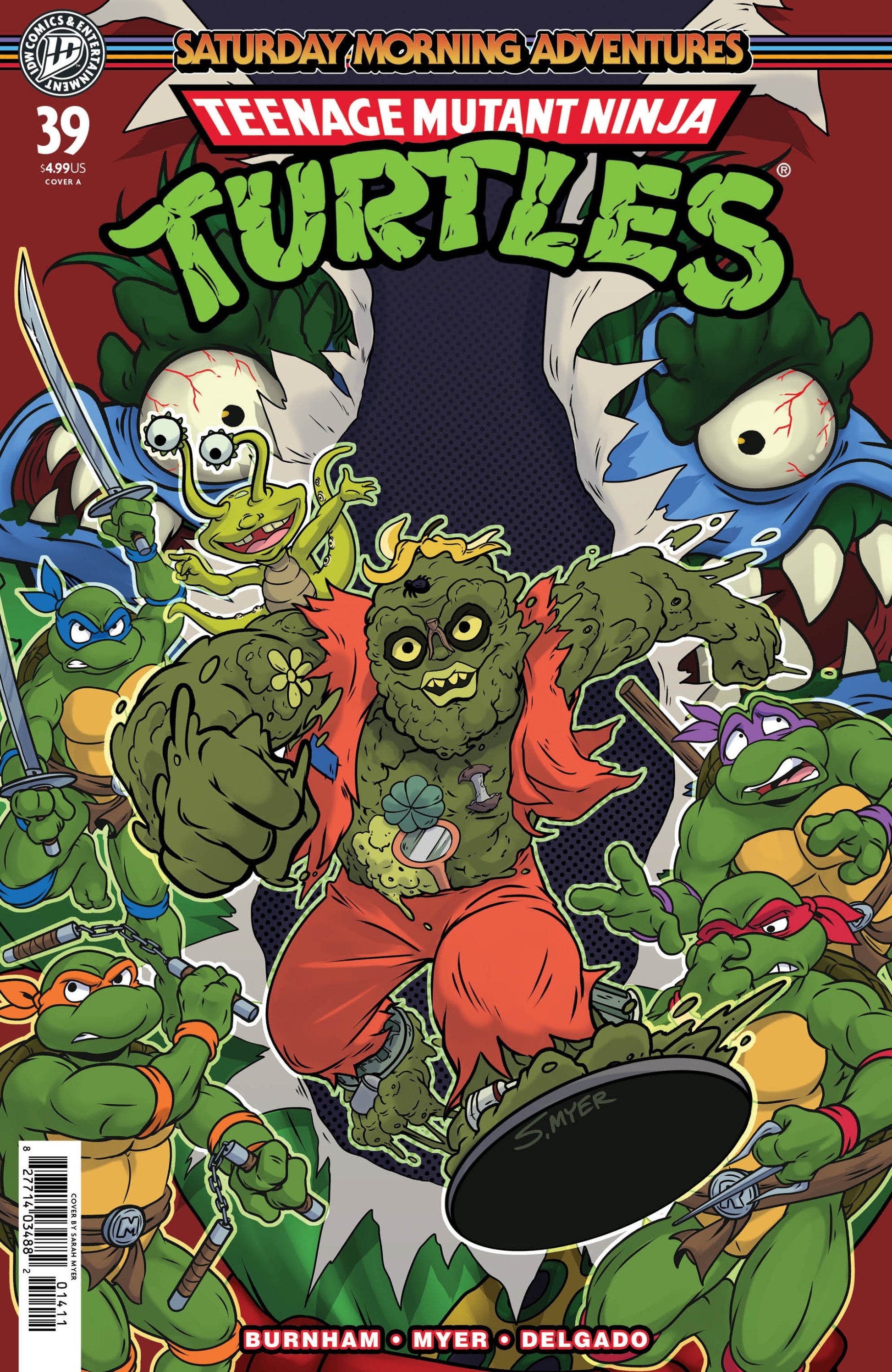 TEENAGE MUTANT NINJA TURTLES SATURDAY MORNING ADVENTURES #39 COVER A MYER CVR A