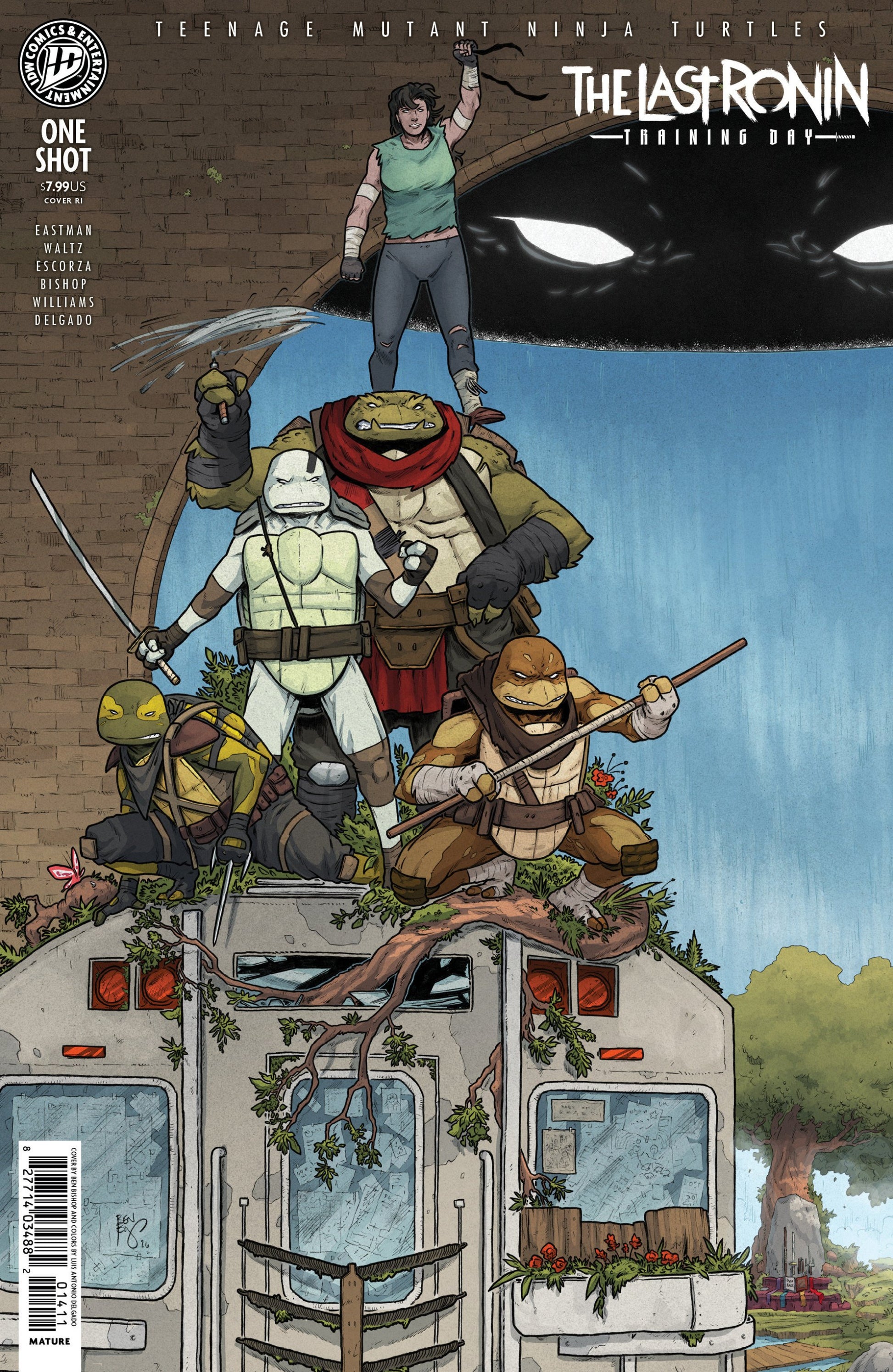 TEENAGE MUTANT NINJA TURTLES THE LAST RONIN--TRAINING DAY CVR D 1:15 INCV BISHOP VAR