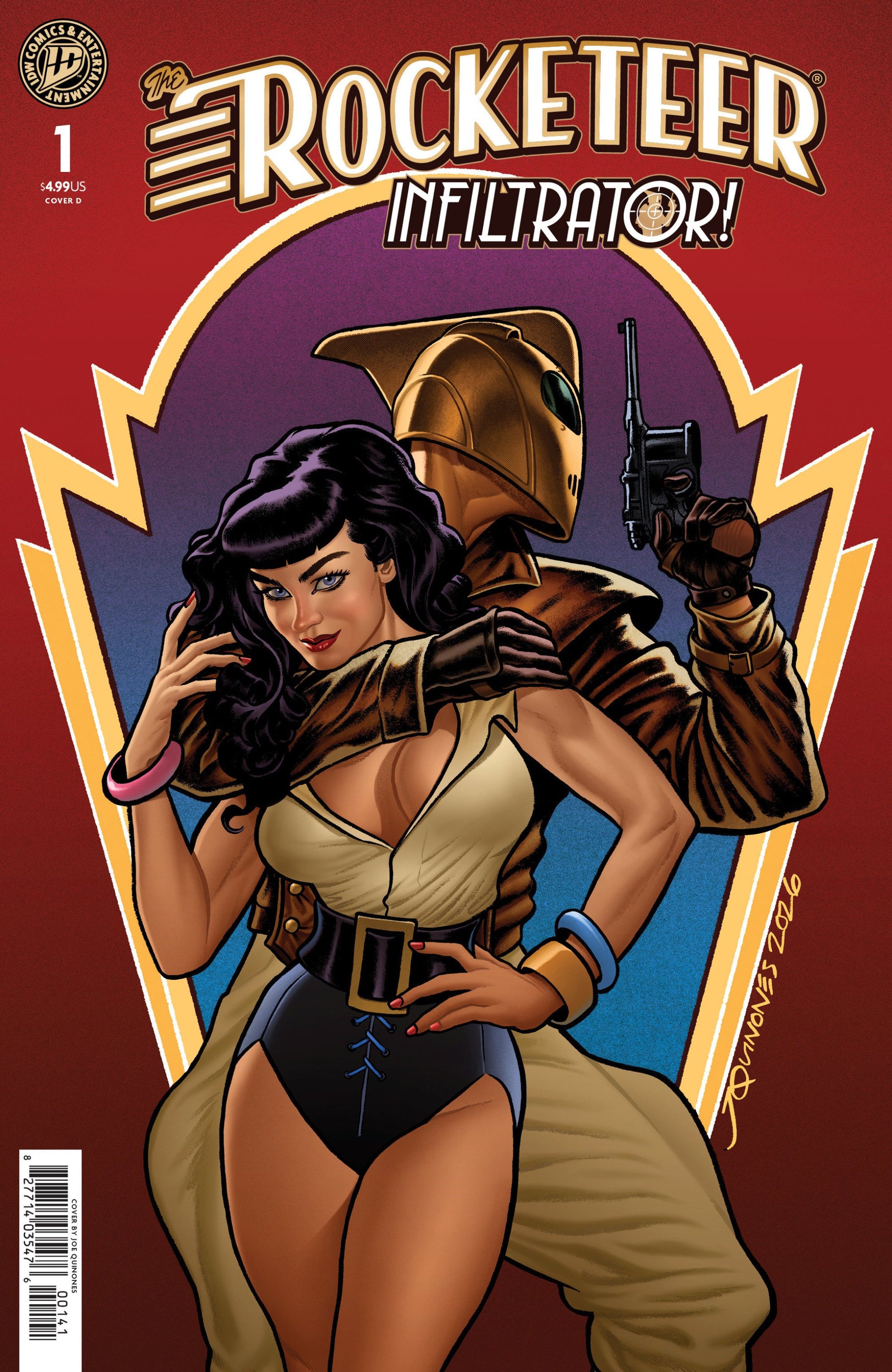 THE ROCKETEER INFILTRATOR #1 VAR D QUINONES CVR D