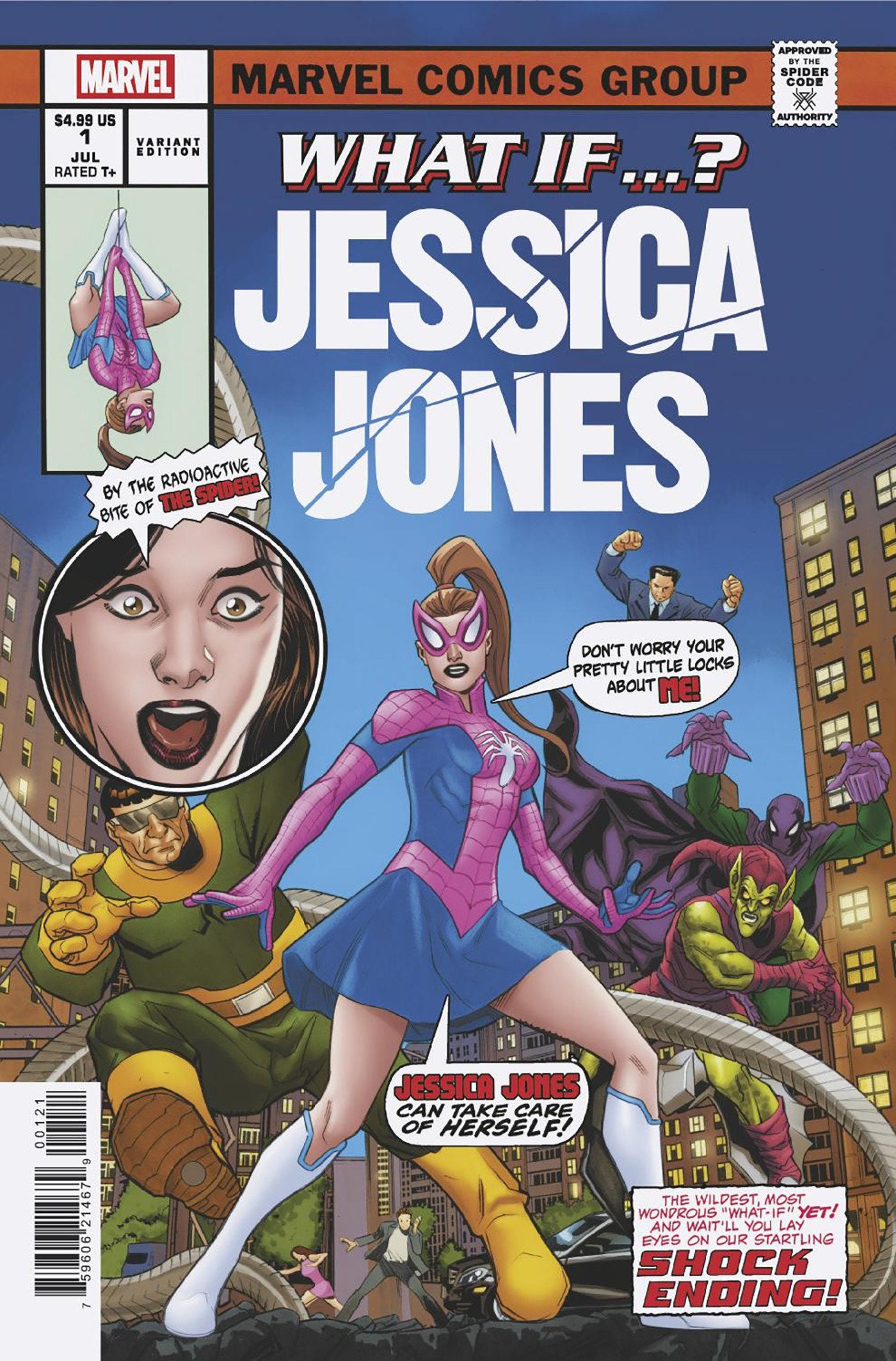 WHAT IF JESSICA JONES #1 CVR B DAVID MESSINA HOMAGE VAR