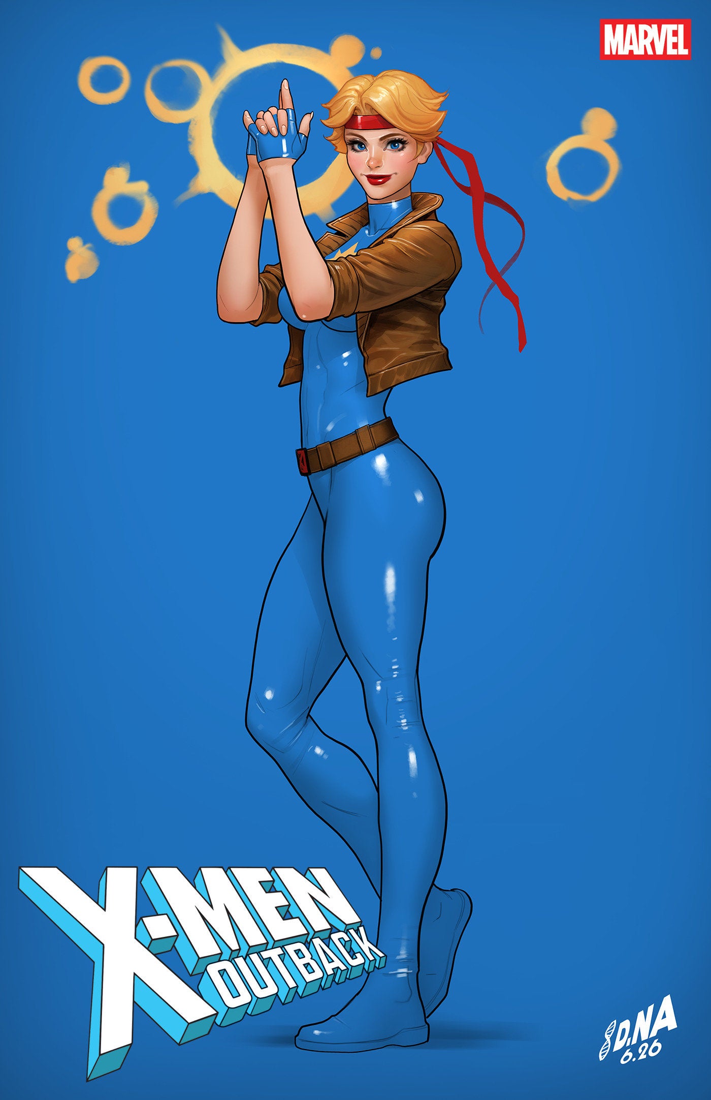 X-MEN OUTBACK #2 CVR B DAVID NAKAYAMA COLOR BLOCK BLUE VAR
