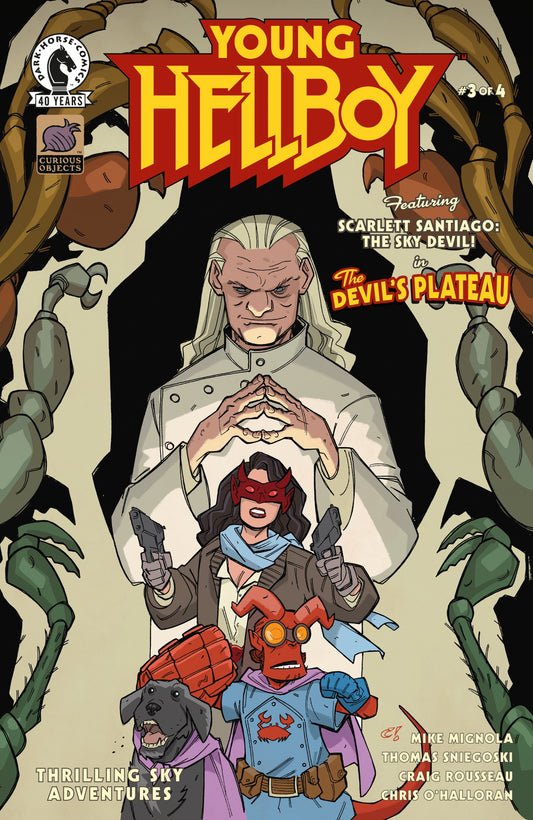 YOUNG HELLBOY THRILLING SKY ADVENTURES #3 CVR A CRAIG ROUSSEAU