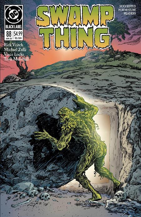 SWAMP THING 1989 #1 SECOND PRINTING CVR A VINCE LOCKE OF 4