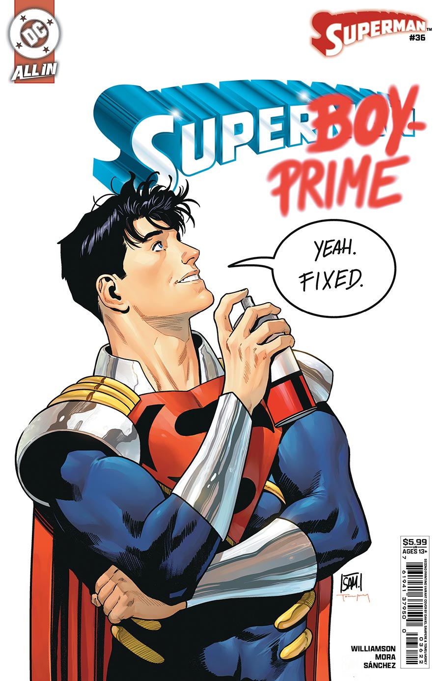 SUPERMAN #36 2ND PRINTING CVR B SAMPERE VAR
