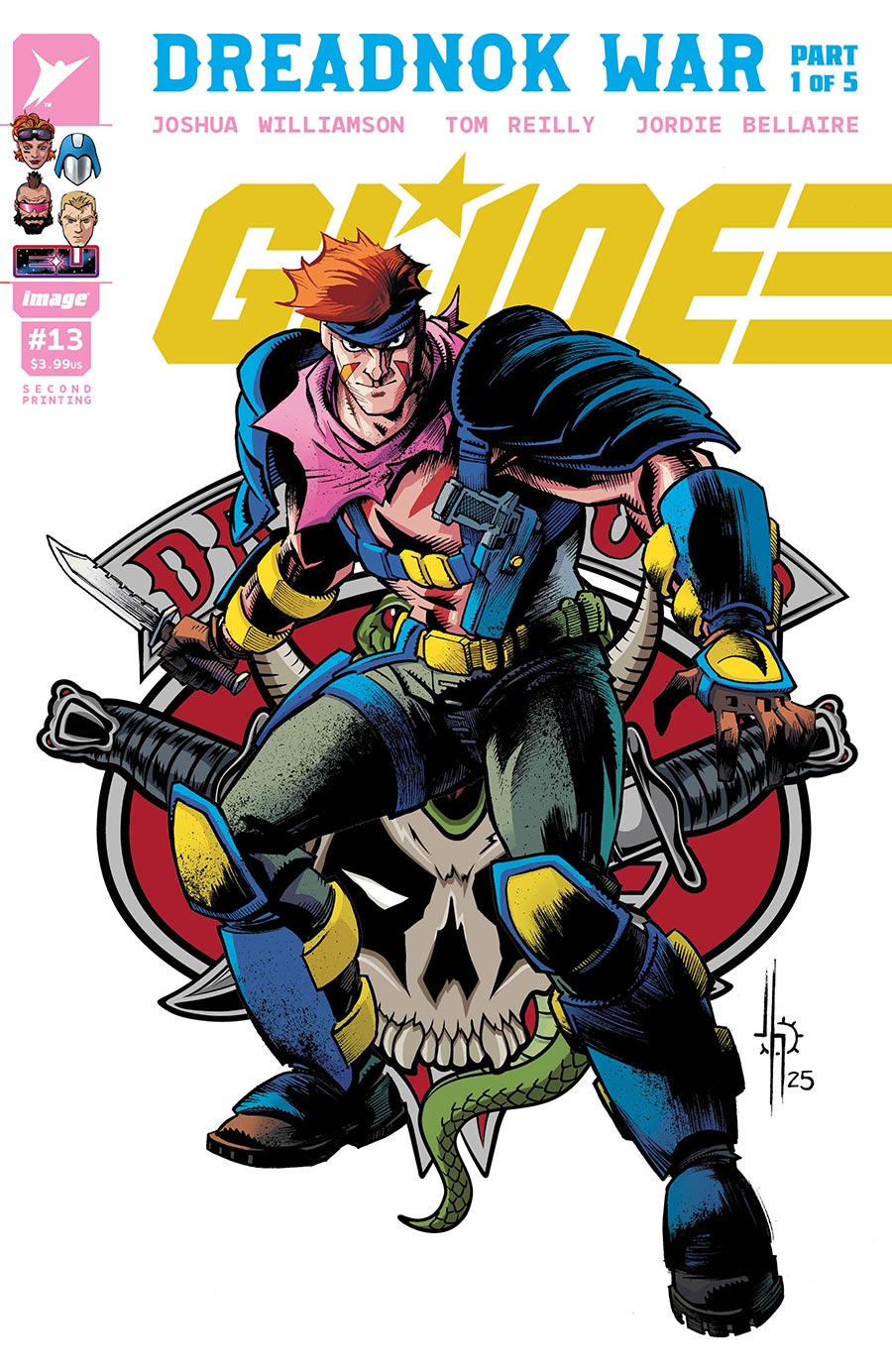 GI JOE #13 2ND PRINTING CVR B JASON HOWARD VAR