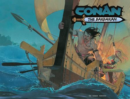 CONAN THE BARBARIAN #34 CVR G ESAD RIBIC WRAPAROUND CARDSTOCK VAR