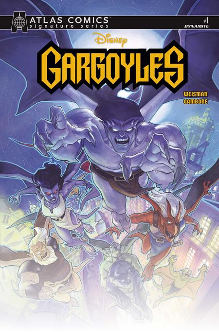 GARGOYLES #1 2026 CVR G MEGHAN HETRICK ATLAS EDITION SIGNED BY GREG WEISMAN VAR