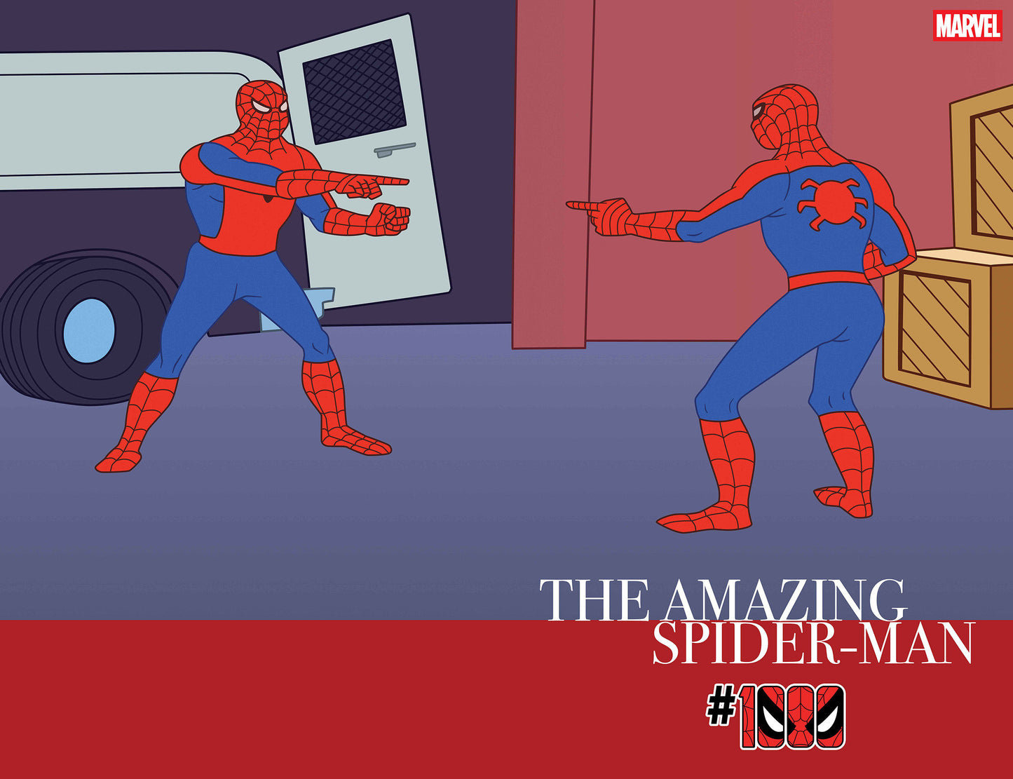 AMAZING SPIDER-MAN #1000 MARVEL ANIMATION SPIDER-MAN 1967 WRAPAROUND VAR CVR B