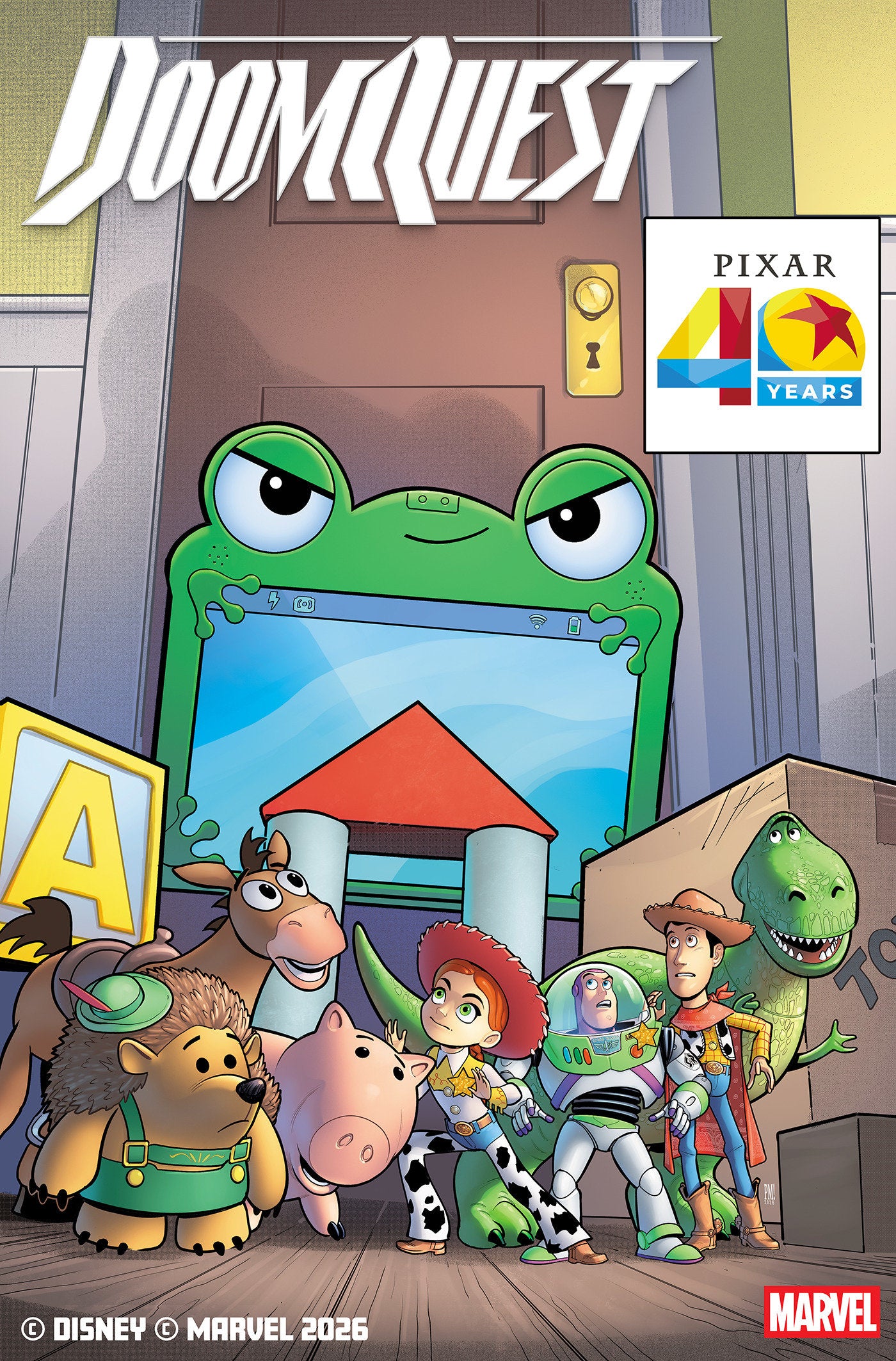 DOOMQUEST #4 PACO MEDINA PIXAR 40TH VAR CVR E