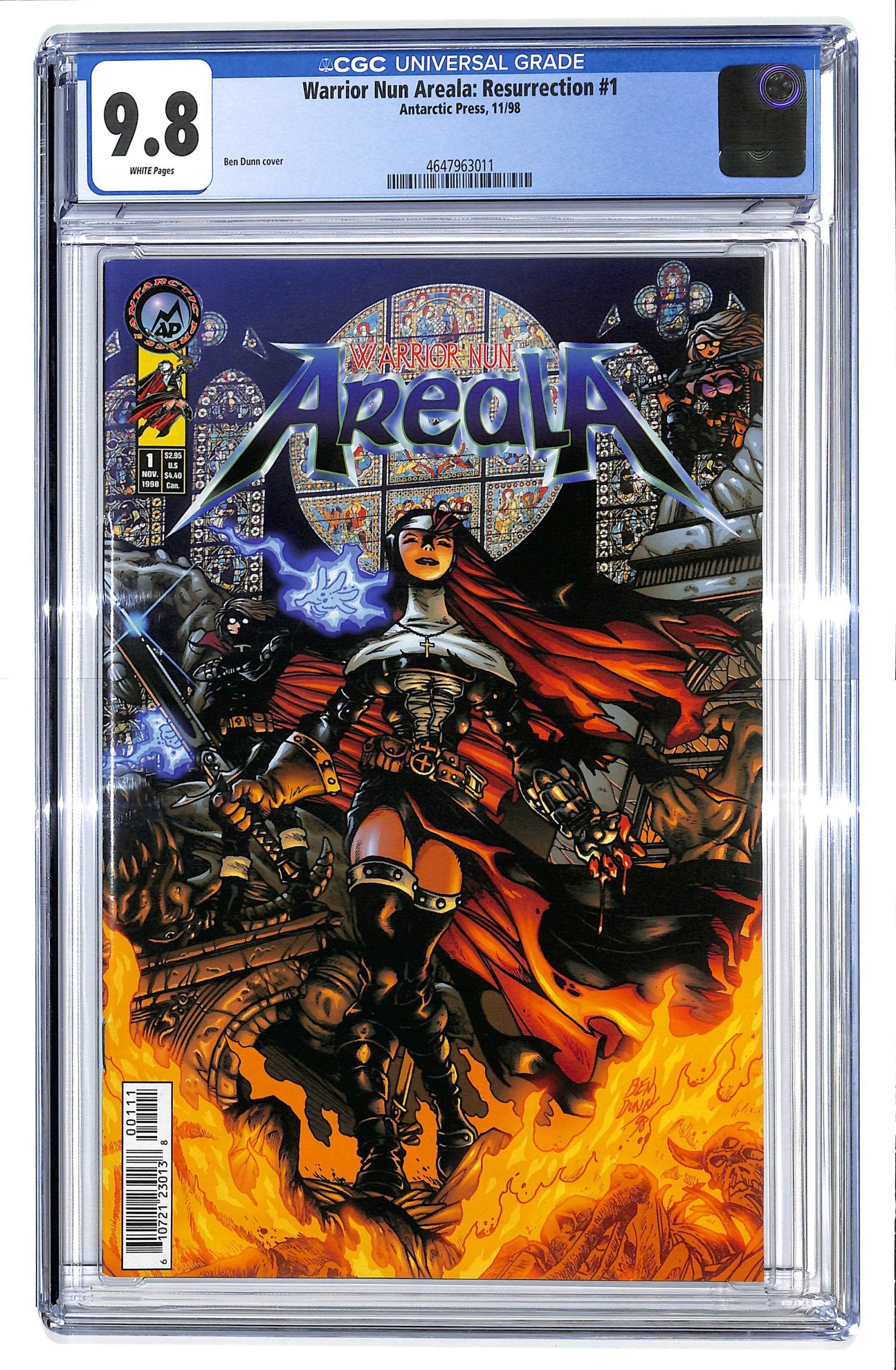 Warrior Nun Areala: Resurrection 1998 #1 - CGC 9.8 - $120.00