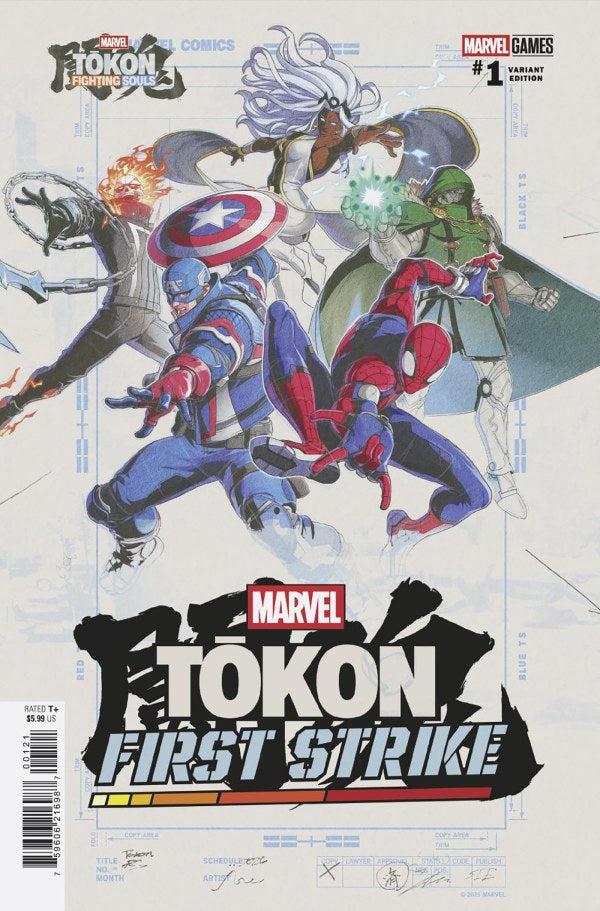 MARVEL TOKON FIRST STRIKE #1 CVR B MARVEL TOKON FIGHTING SOULS VAR