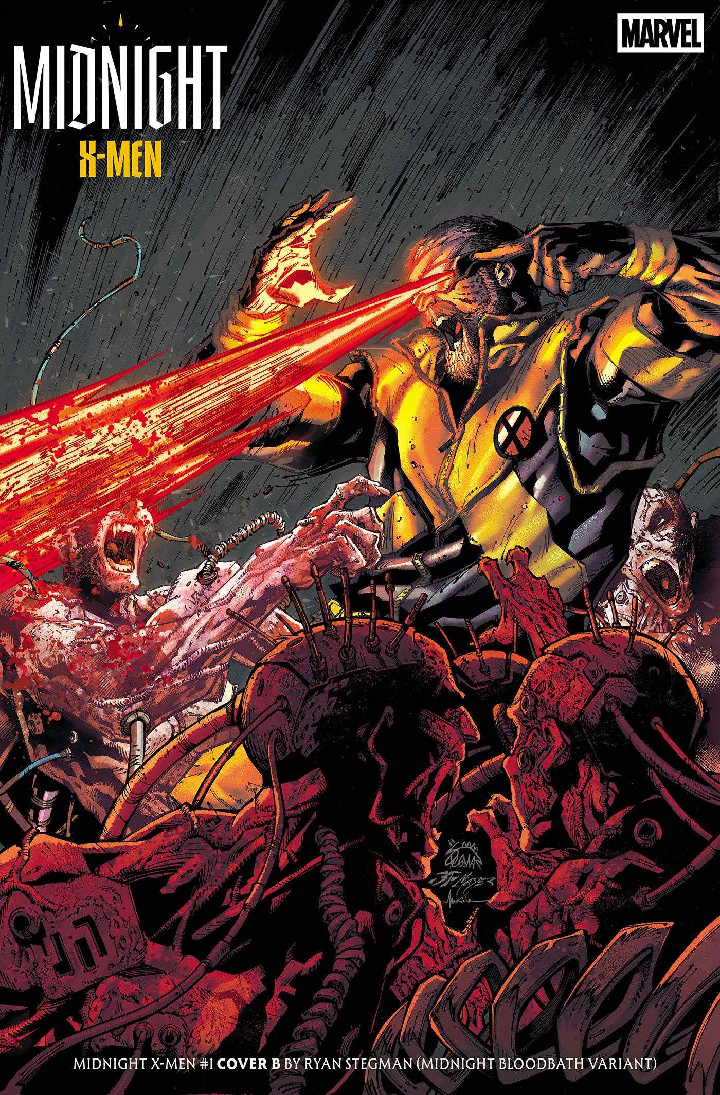 MIDNIGHT X-MEN #1 COVER B RYAN STEGMAN MIDNIGHT BLOODBATH VAR CVR B