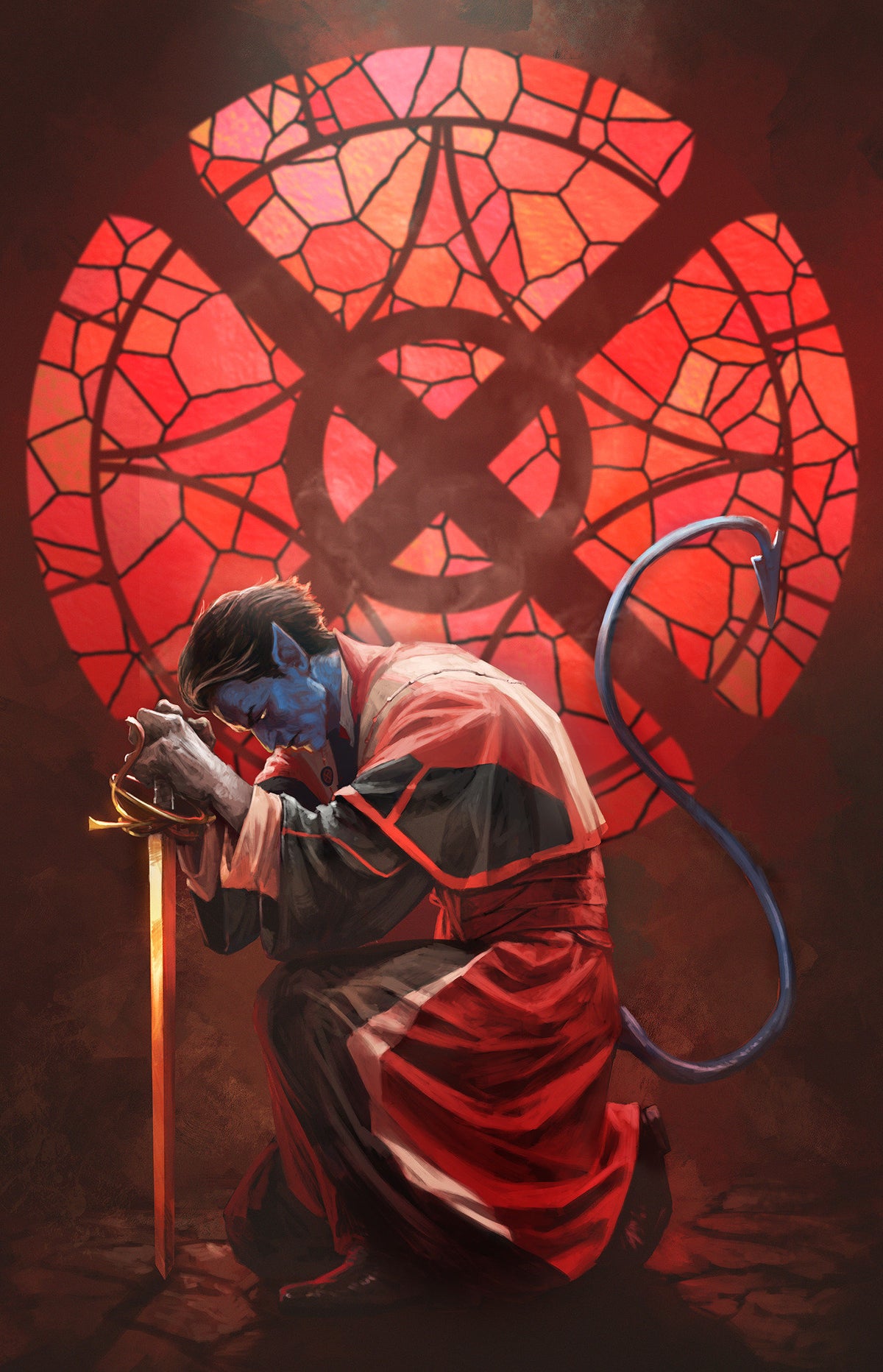 MIDNIGHT X-MEN #1 1:50 INCV SKAN MIDNIGHT SPECIAL VIRGIN VAR