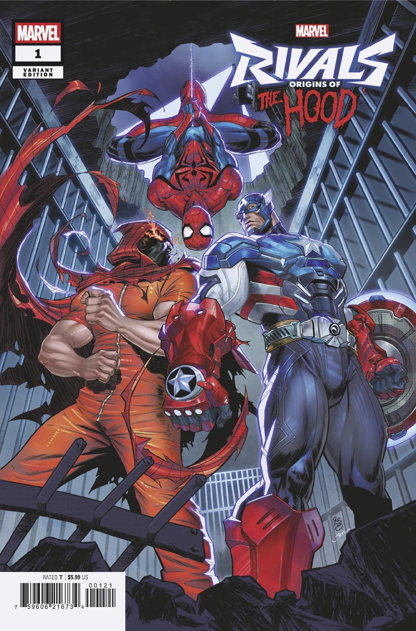 ORIGINS OF THE HOOD MARVEL RIVALS #1 CVR B FEDERICO SABBATINI VAR