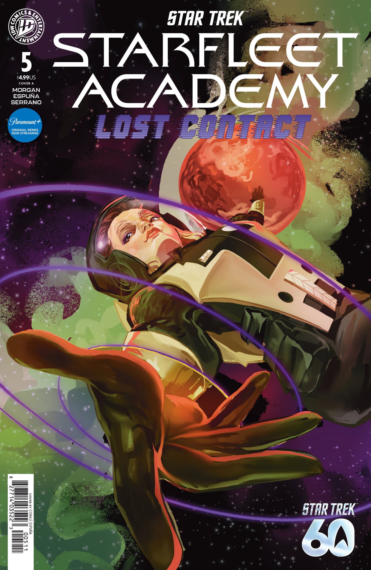 STAR TREK STARFLEET ACADEMY--LOST CONTACT #5 COVER A ESPUA CVR A