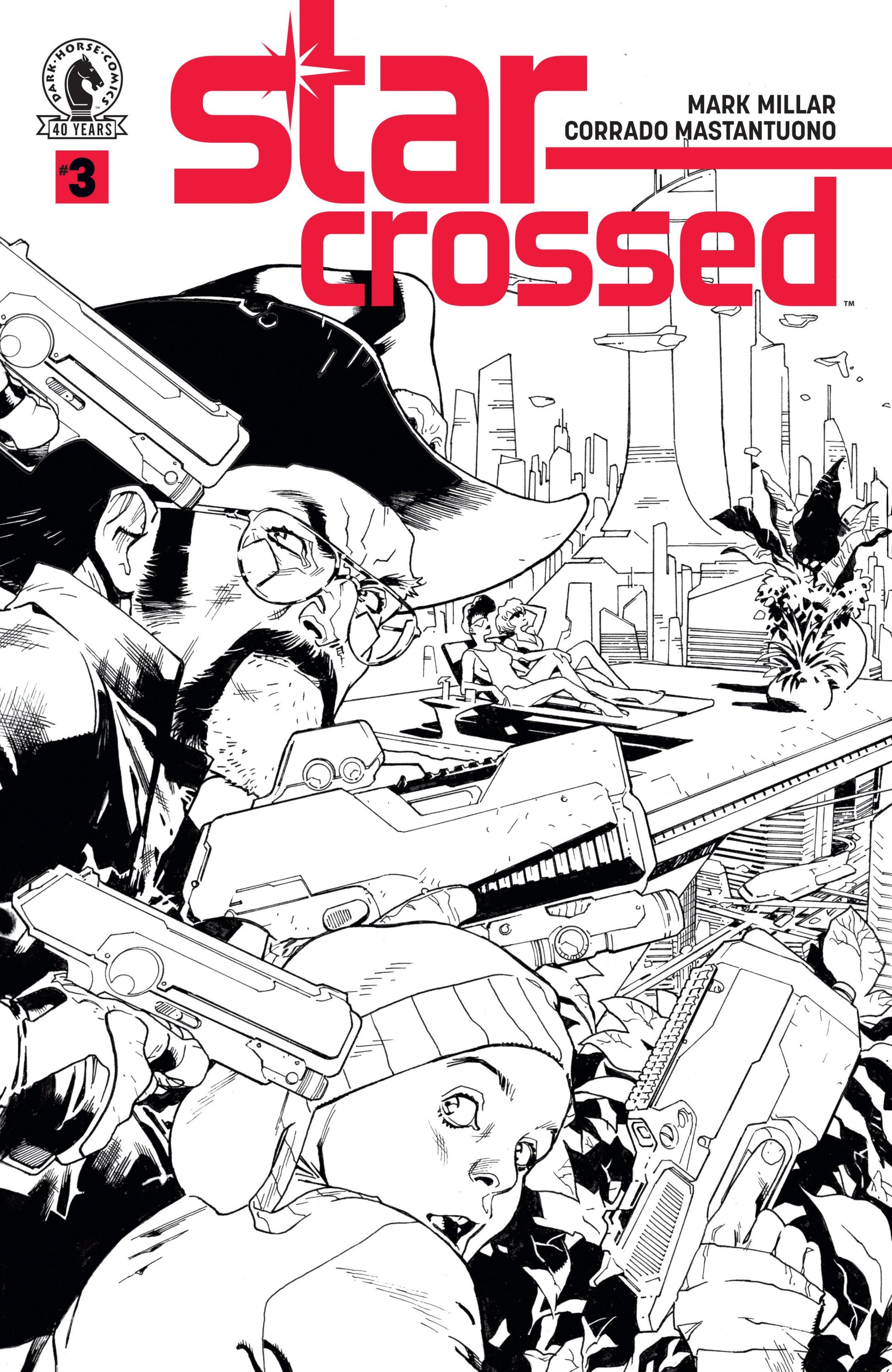 STAR-CROSSED #3 CVR B BW STUART IMMONEN