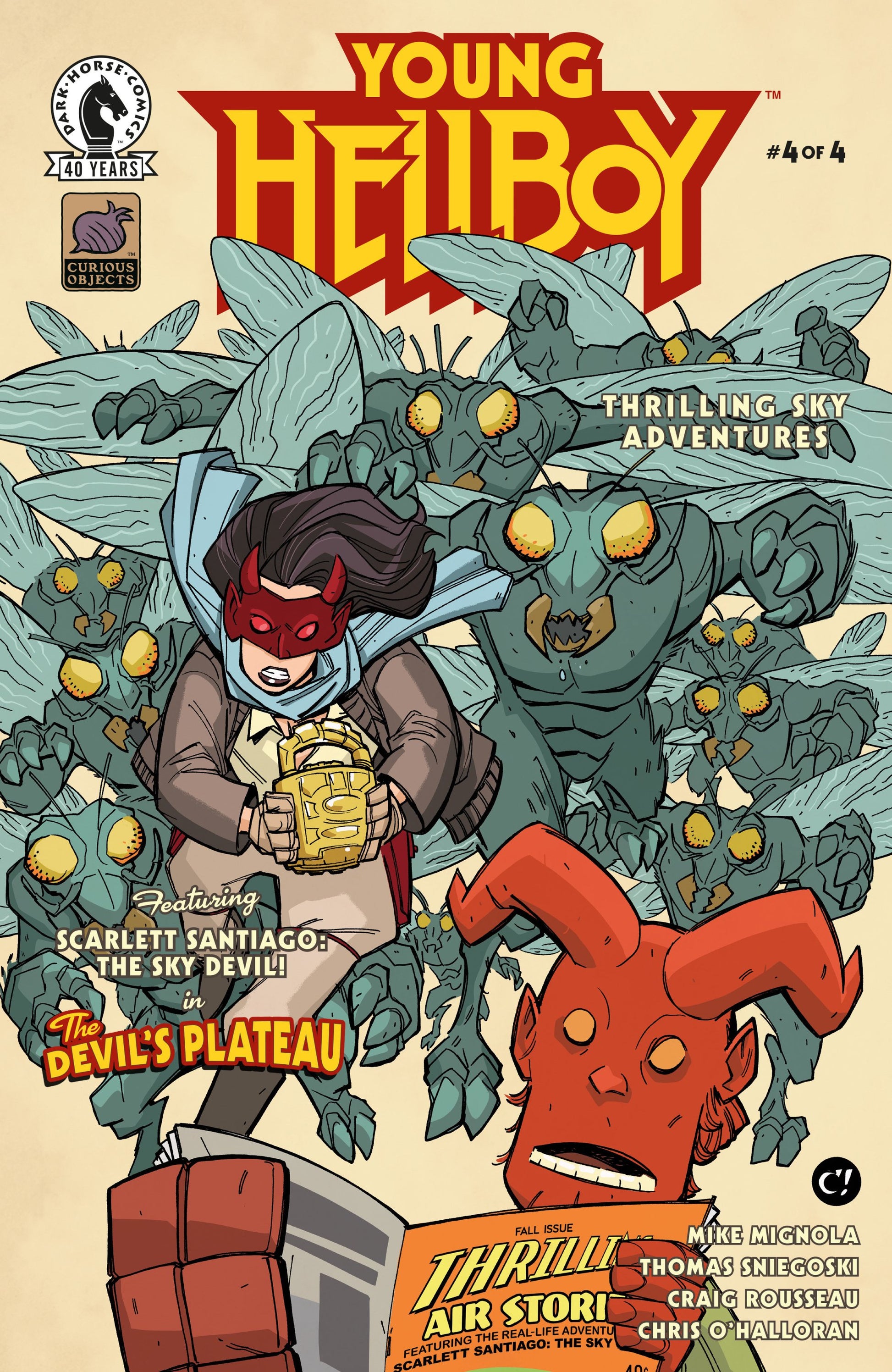 YOUNG HELLBOY THRILLING SKY ADVENTURES #4 CVR A CRAIG ROUSSEAU