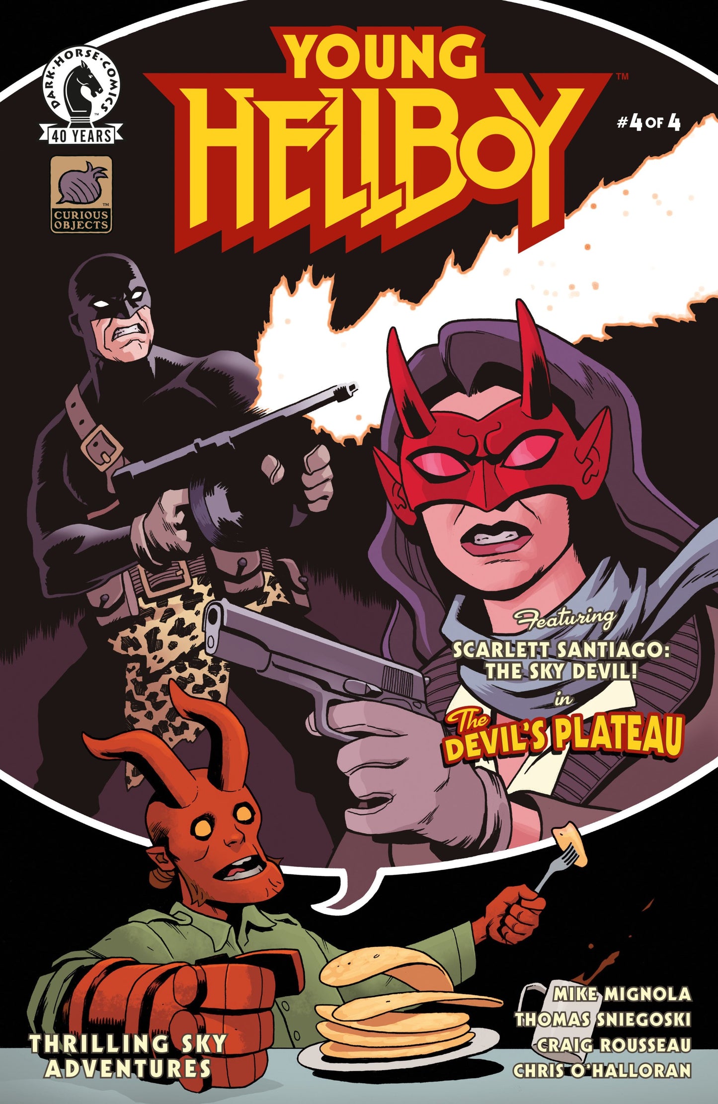 YOUNG HELLBOY THRILLING SKY ADVENTURES #4 CVR B BEN STENBECK