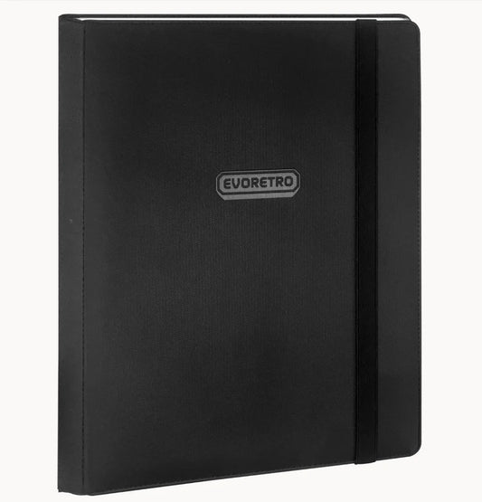 EVORETRO REGULAR CARD BINDER 9 POCKET WITH ELASTIC BLACK