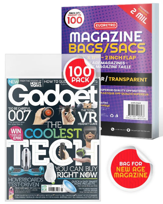 EVORETRO MAGAZINE BAGS 100 PACK