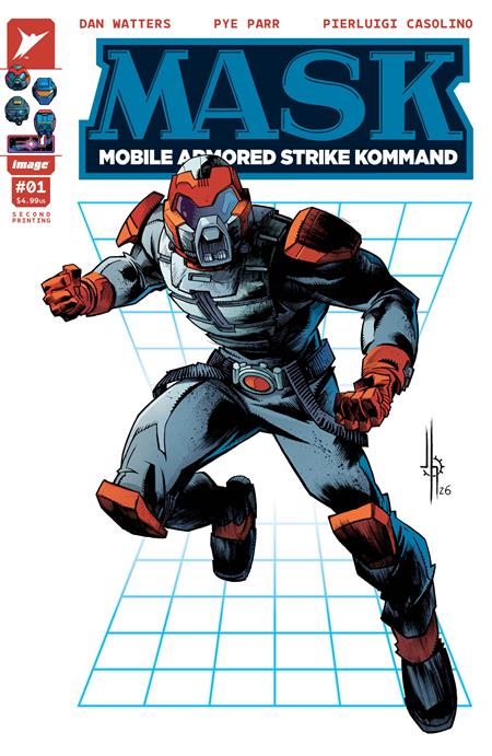 MASK #1 2ND PRINTING CVR A JASON HOWARD
