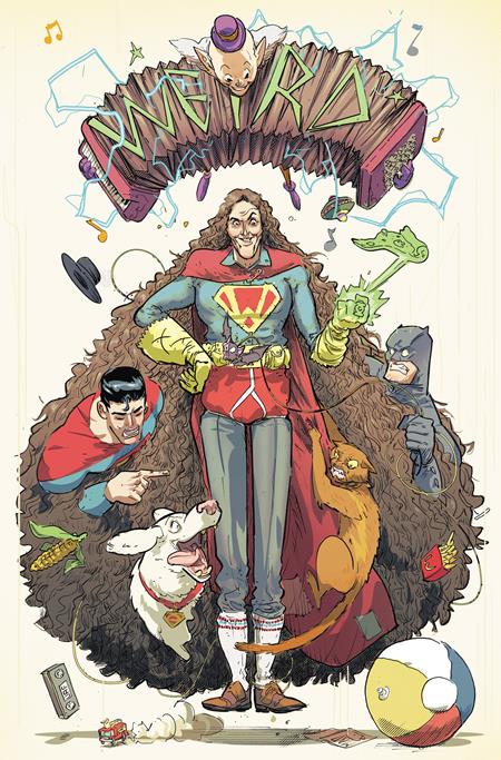 BATMAN SUPERMAN WEIRD AL WORLDS WEIRDEST #1 ONE SHOT CVR C RILEY ROSSMO CARD STOCK VAR