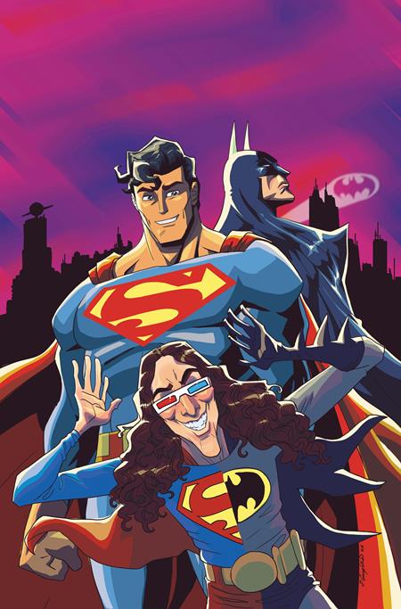 BATMAN SUPERMAN WEIRD AL WORLDS WEIRDEST #1 ONE SHOT CVR D JERRY GAYLORD CARD STOCK VAR