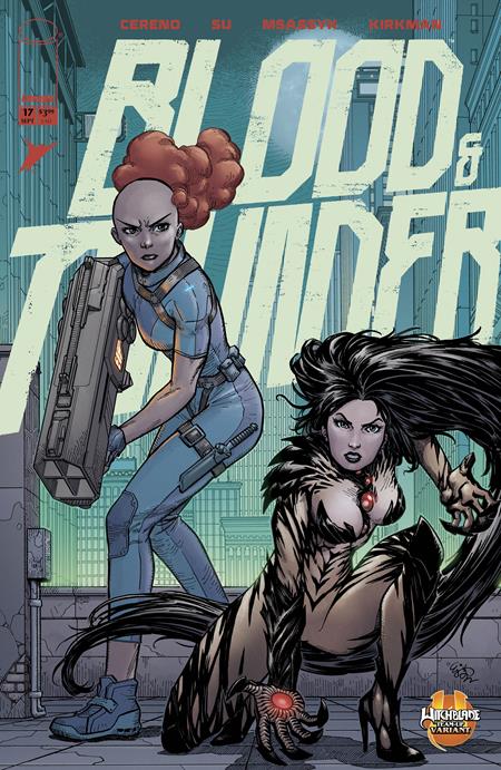 BLOOD & THUNDER #17 CVR E EJ SU & DEE CUNNIFFE WITCHBLADE TEAM UP VAR