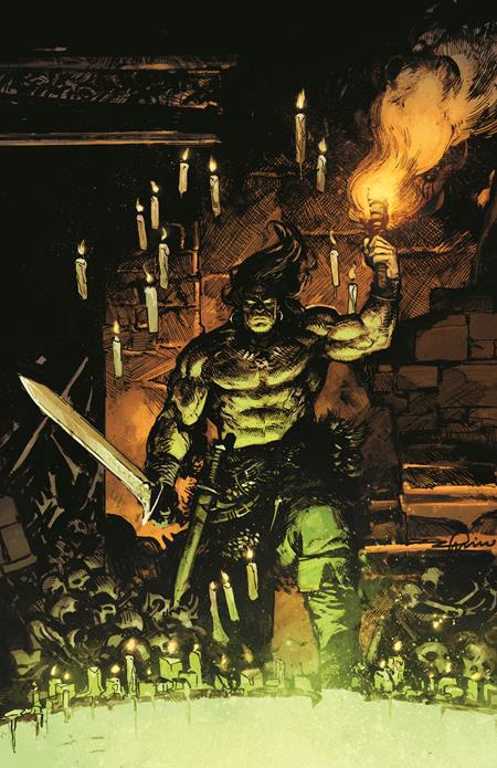 CONAN THE BARBARIAN TIDES OF THE TYRANT KING #1 CVR J GERARDO ZAFFINO VIRGIN CARDSTOCK VAR (OF 4)
